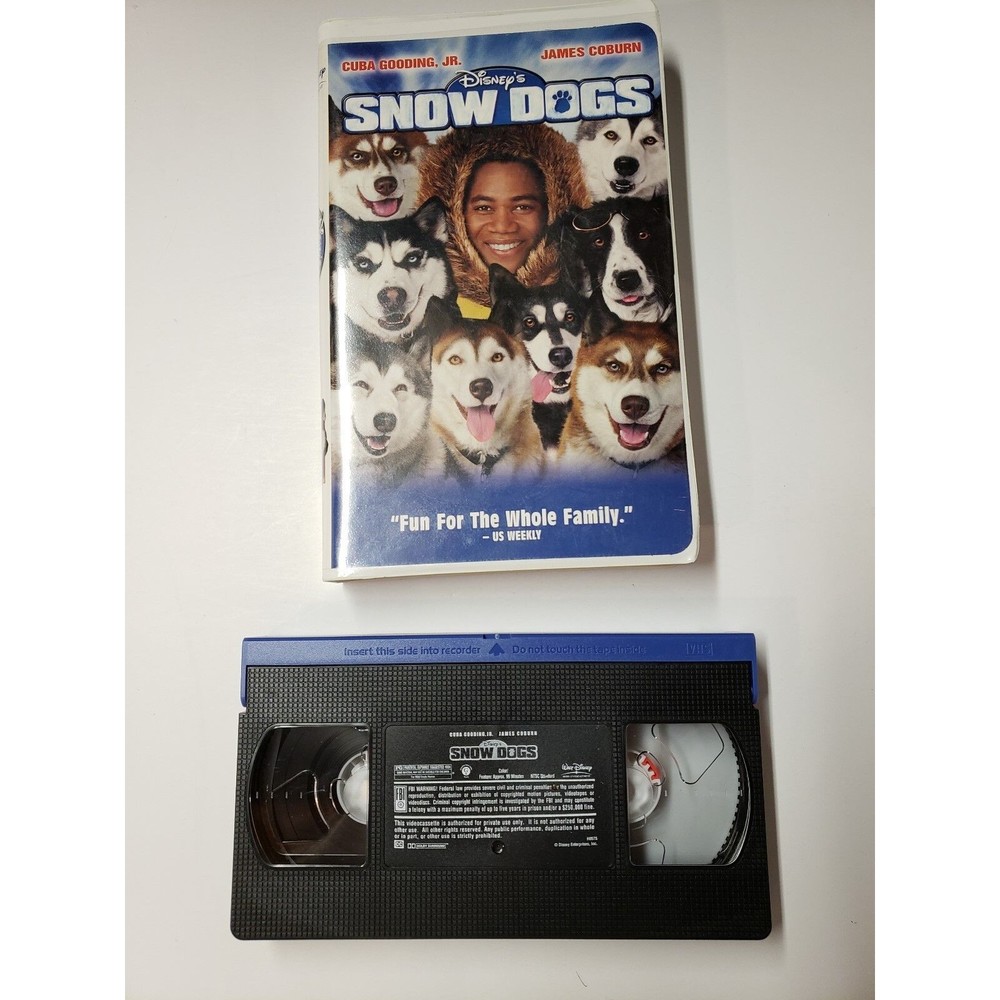 Snow Dogs VHS Tape PreOwned 99 Minutes Rated PG